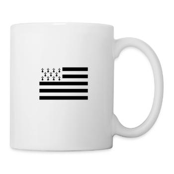 Breton Flag T-shirt - Mug - white - Right