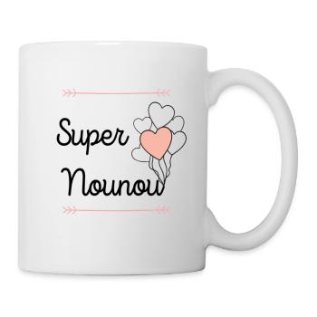 Super nounou - Mug blanc - blanc - Droite
