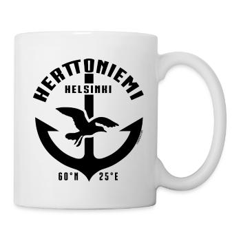 Herttoniemi Helsinki Anchor textiles and gifts - Mug - white - Right
