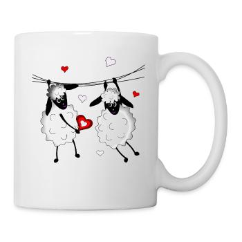 Sheep goat lamb lambs sheep goat wool - Mug - white - Right