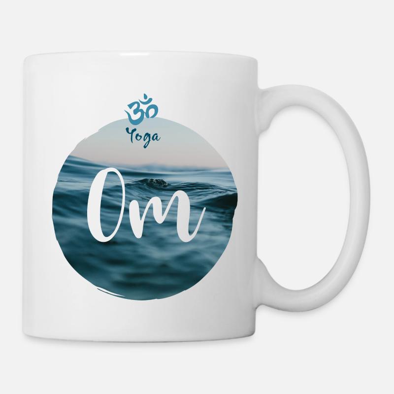 Yoga om - Mug - white