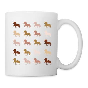 Cheval islandais - Mug blanc - blanc - Droite