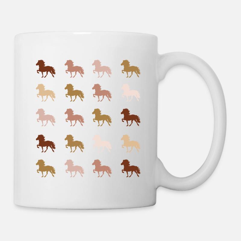 Islandpferd - Tasse - Weiß