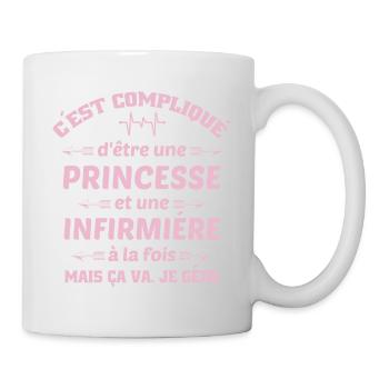 infirmary, princess, carer - Mug - white - Right