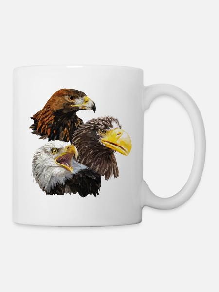 Birds of prey - Mug - white