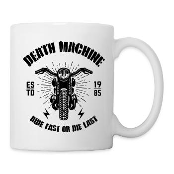 Moto Death Machine - Mug blanc - blanc - Droite