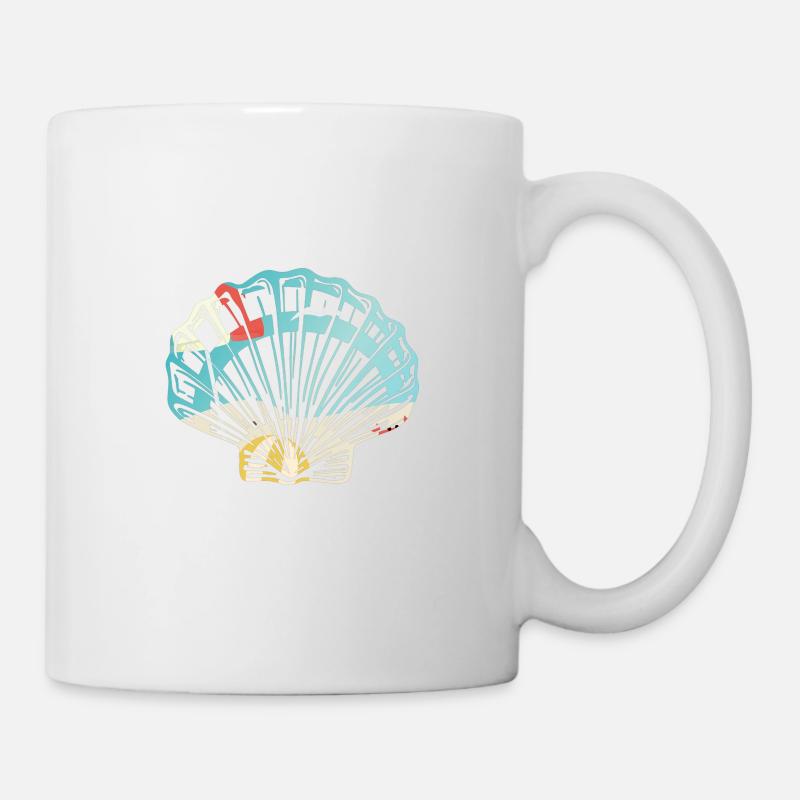 Coquillage avec vide11 - Mug blanc - blanc
