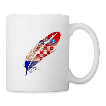 Kroatien Kroatisch Hrvatska Kroaten Kroaten Kroaten - Tasse - Weiß - Rechts