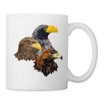 Birds of prey - Mug - white - Right