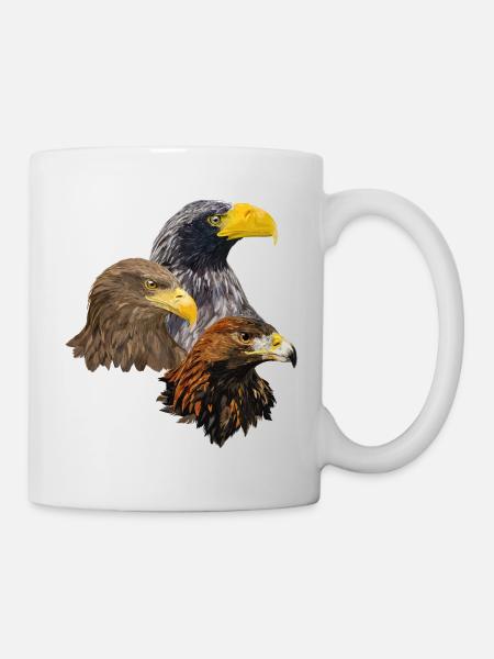 Birds of prey - Mug - white