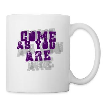 venez comme vous êtes - Mug blanc - blanc - Droite