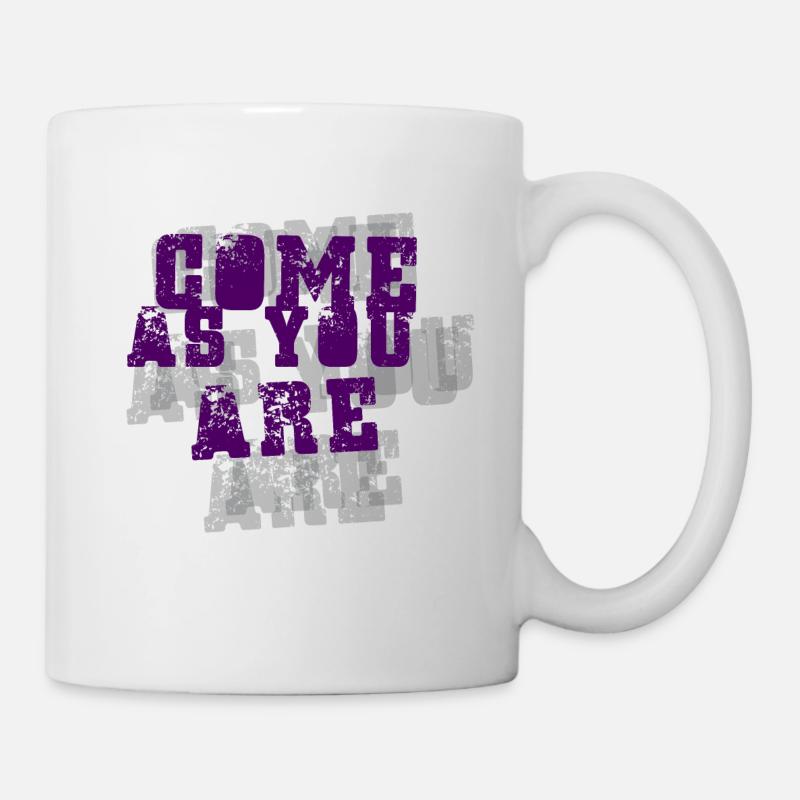 Komm, wie du bist - Tasse - Weiß