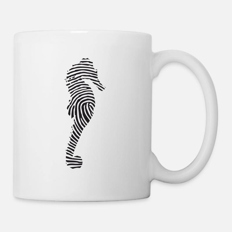 Hippocampe hippocampe - Mug blanc - blanc
