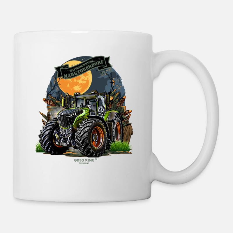 Waffenschmiede Marktoberdorf Traktor Schlepper - Tasse - Weiß