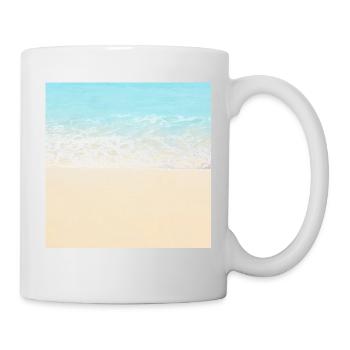 Beach Vacation Neck Gator Beach Photo - Mug blanc - blanc - Droite