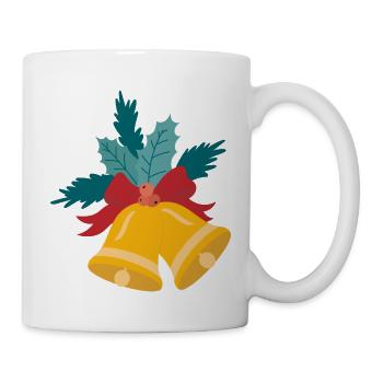 Christmas bell - Mug - white - Right