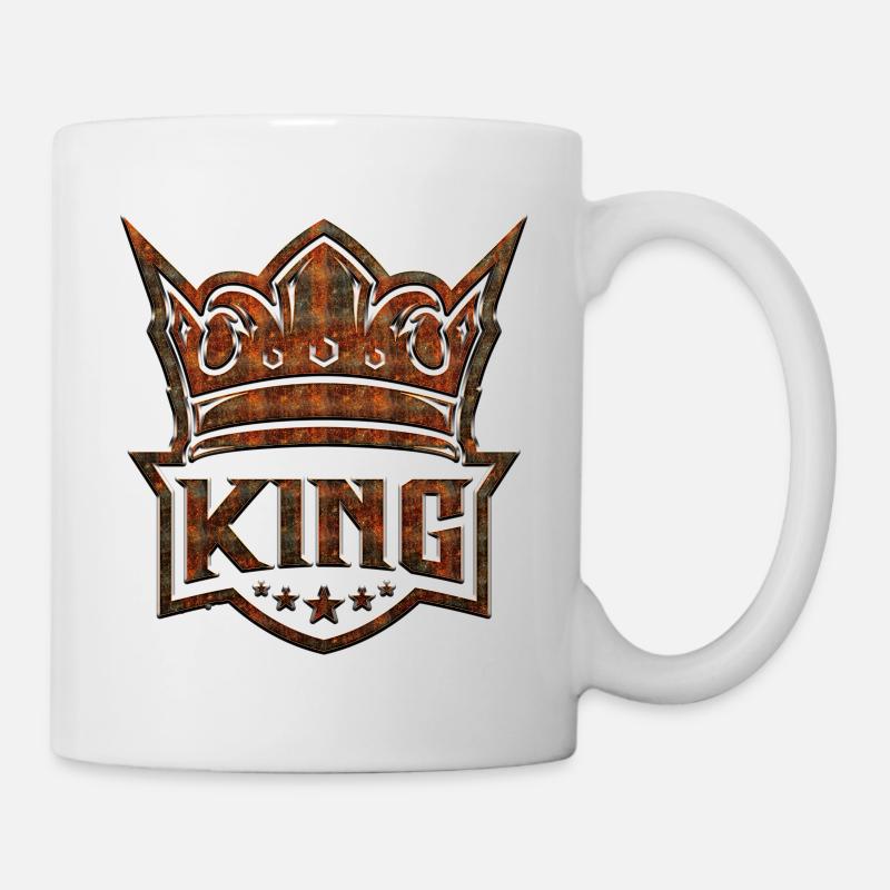 König - Tasse - Weiß