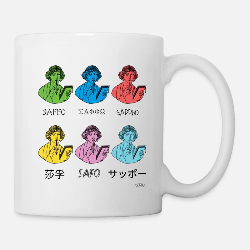 Sappho Pop - Tasse - Weiß