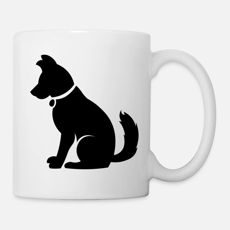 Chien mignon - idée cadeau amoureux des chiens - Mug blanc - blanc