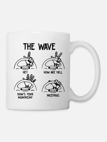 The Wave Jeep - Mug - white
