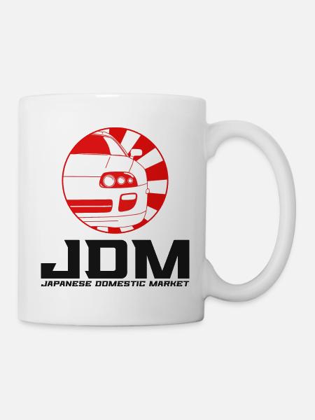 Auto JDM - oben - Tasse - Weiß