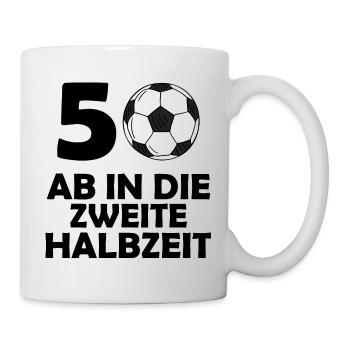 50 Geburtstag - Tasse - Weiß - Rechts