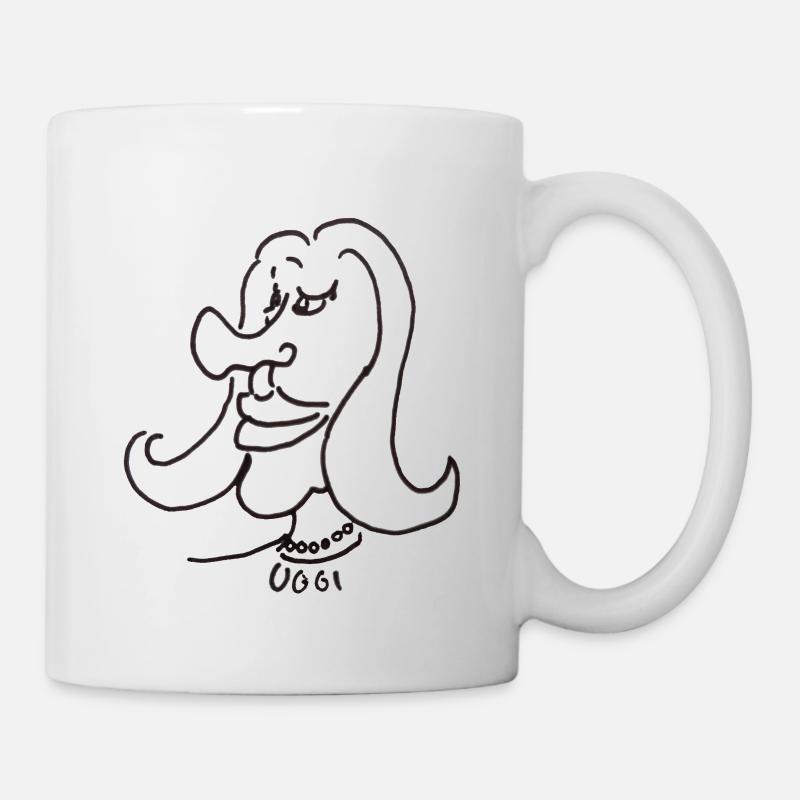 grinning - Mug - white