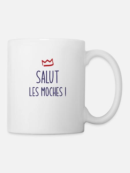 SALUT LES MOCHES - Mug blanc - blanc