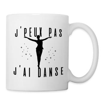 J peux pas j ai danse ballet idée cadeau tshirt - Mug blanc - blanc - Droite
