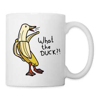 Banana Duck - What the Duck - Tasse - Weiß - Rechts