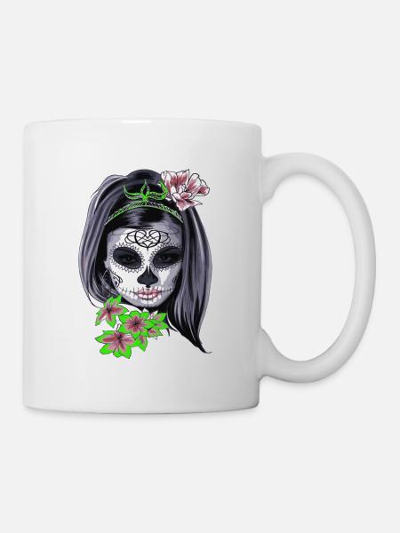 Masking for Mardi Gras - Mug - white