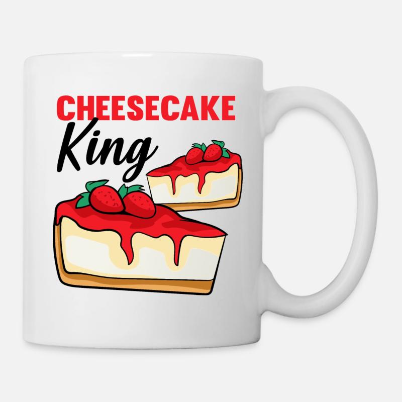 Cheesecake King - Mug - white