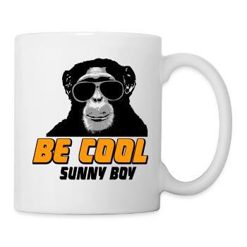 Chimpanzee - monkey - Mug - white - Right