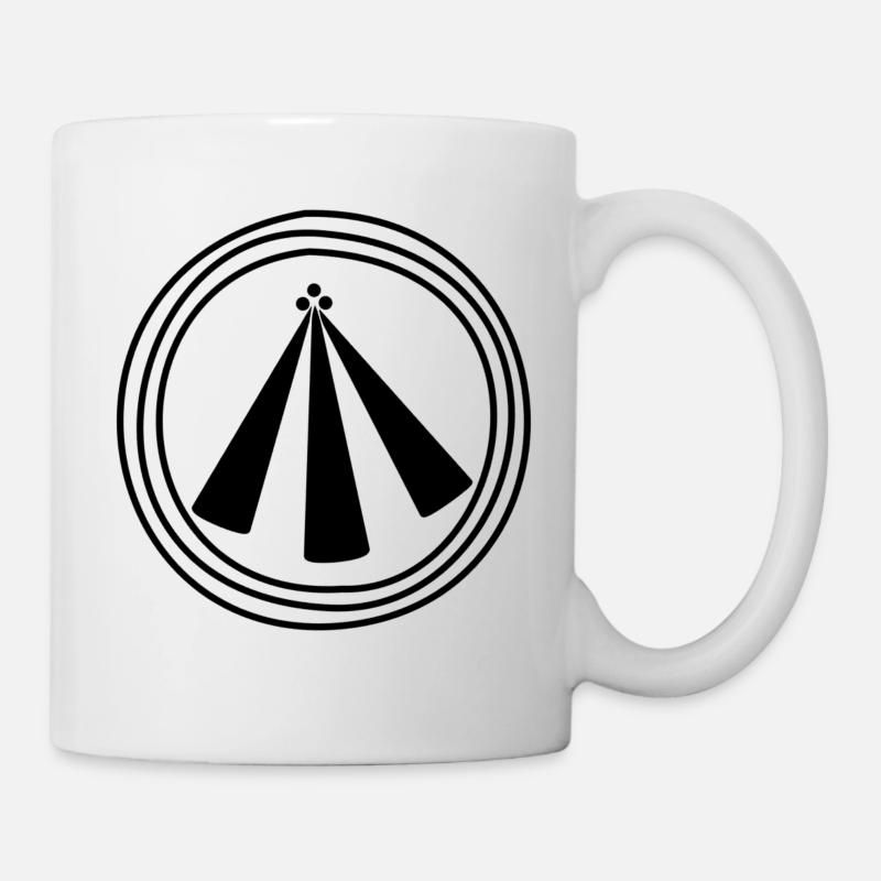 Symbole celtique Triskele noeud - Mug blanc - blanc