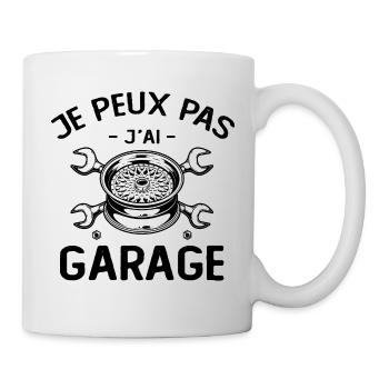 Je Peux Pas J'ai Garage - Mug blanc - blanc - Droite