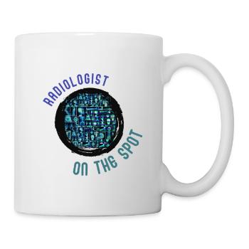 Radiologue dans la place - Mug blanc - blanc - Droite