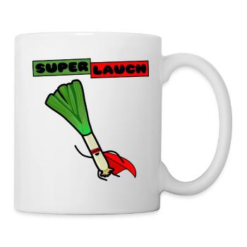 Super leeks - Mug - white - Right