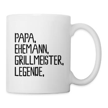 Dad Grillmaster Gift - Mug - white - Right