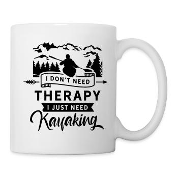 Kayak Kayaker Kayak Kayaking Water Sports - Mug - white - Right