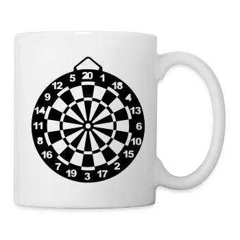Dart Darts spiel motive - Tasse - Weiß - Rechts