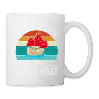 Nautiques voiliers nautiques, voile nautique, voile - Mug blanc - blanc - Droite