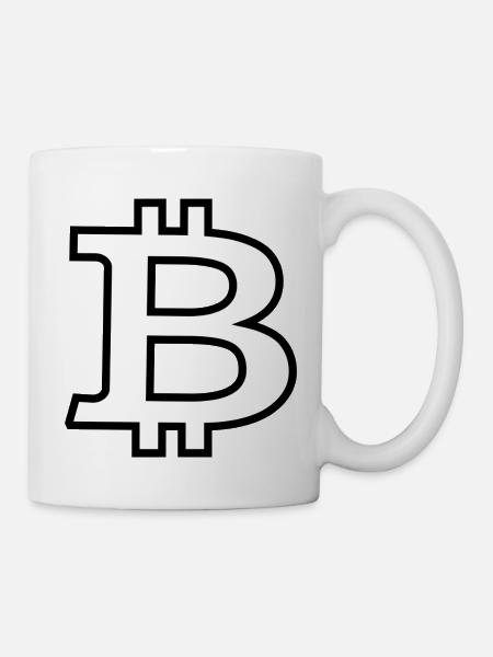 Bitcoin - Tasse - Weiß