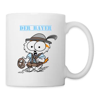 Der Bayer - Tasse - Weiß - Rechts