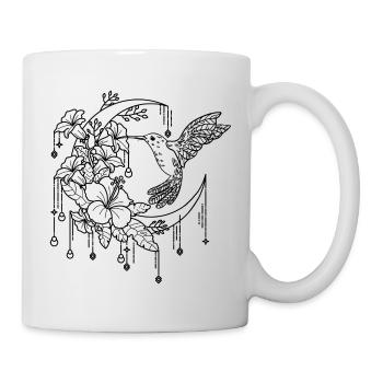 Kolibri - Tasse - Weiß - Rechts