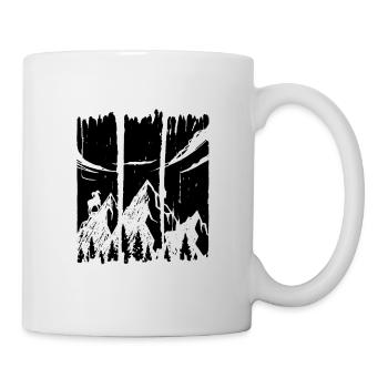 Signe du zodiaque Caprine Signe du zodiaque - Mug blanc - blanc - Droite