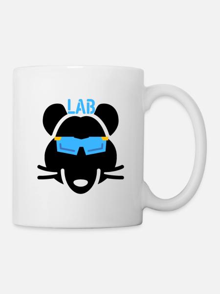 RAT DE LABORATOIRE - TECHNICIEN MÉDICAL DE LABORATOIRE - Mug blanc - blanc