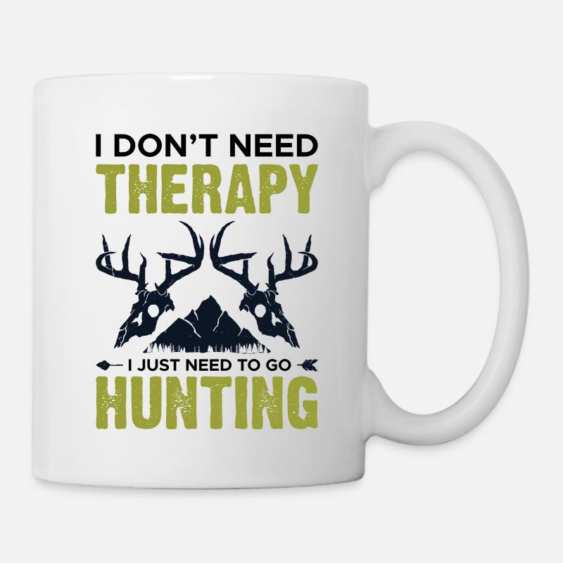 Hunting Because - Mug - white