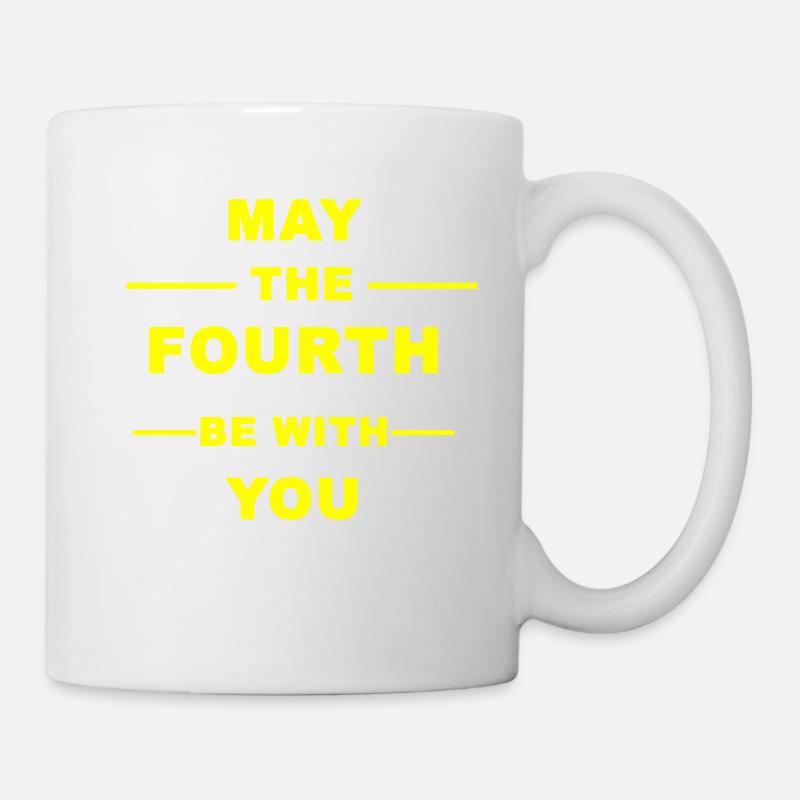 may the fourth be with you - Mug blanc - blanc