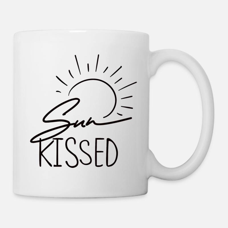 sun kissed - Tasse - Weiß