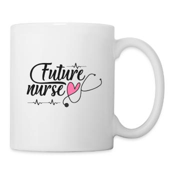 future infirmière - Mug blanc - blanc - Droite
